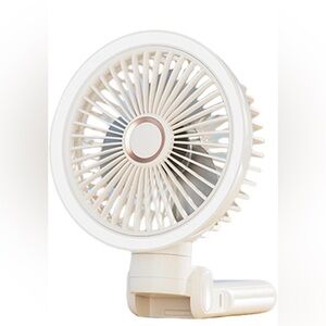 Portable White Desk Fan Nee in the box